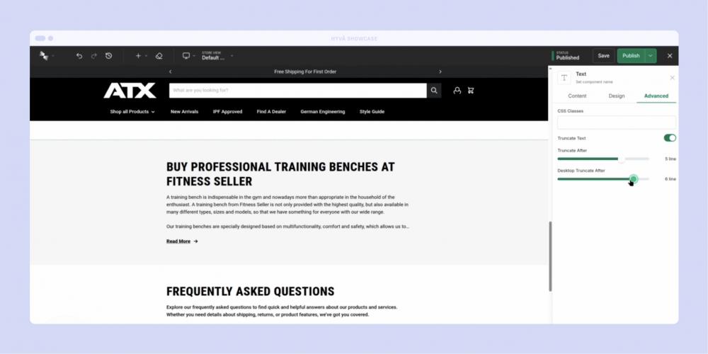 ATX Hyvä Commerce CMS Case Study