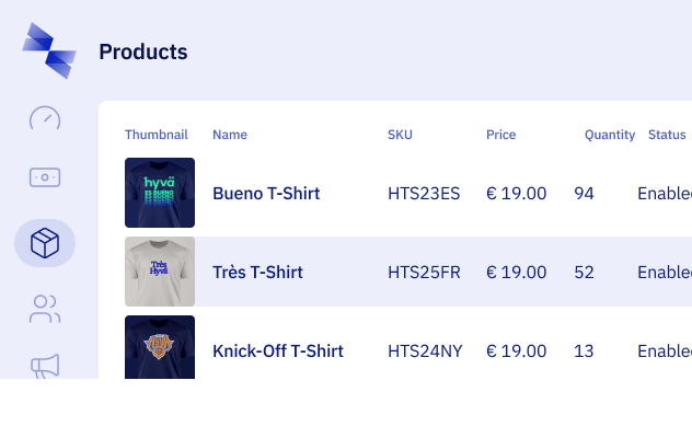 illustration of and Admin interface