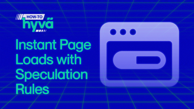 Using Speculation Rules for instant page loads