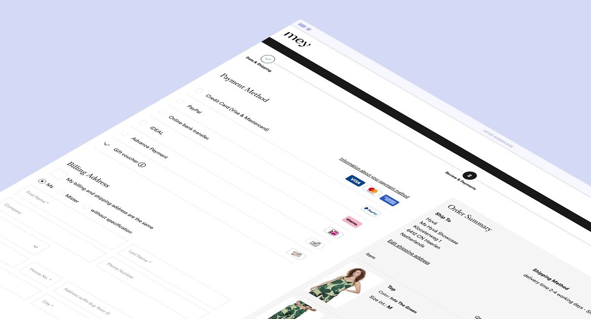 Mey Checkout Hyvä Case Study