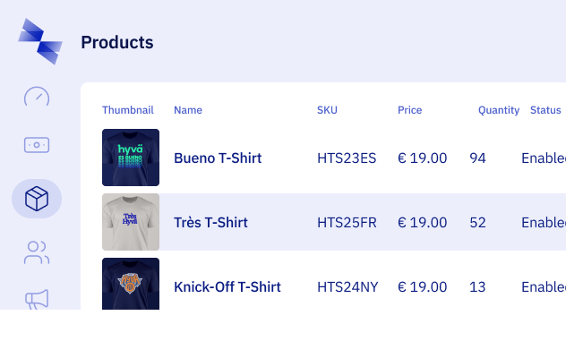 illustration of and Admin interface