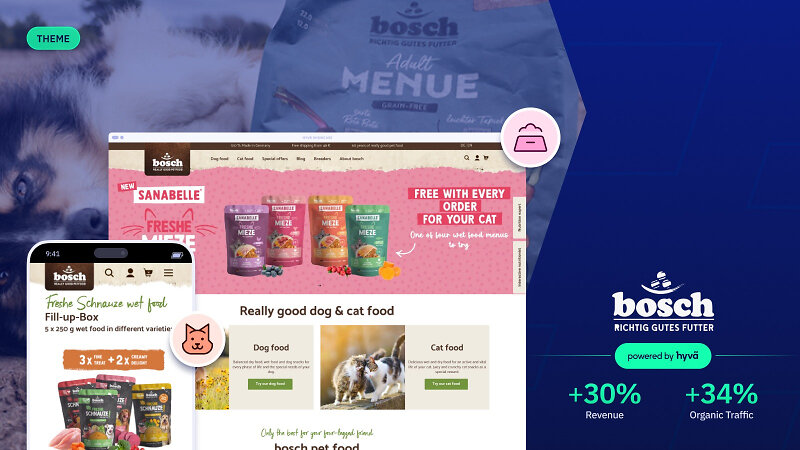 bosch Tiernahrung - Hyvä Showcase