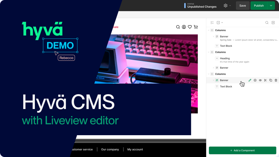 Hyvä CMS demo